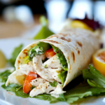 Chicken Salad Wraps Ready to Enjoy