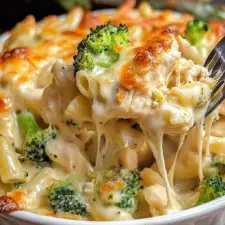Chicken and Broccoli Alfredo Bake-image