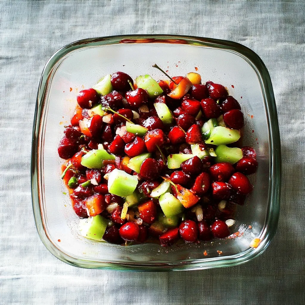 Recipe preparation for Cherry salsa recipe