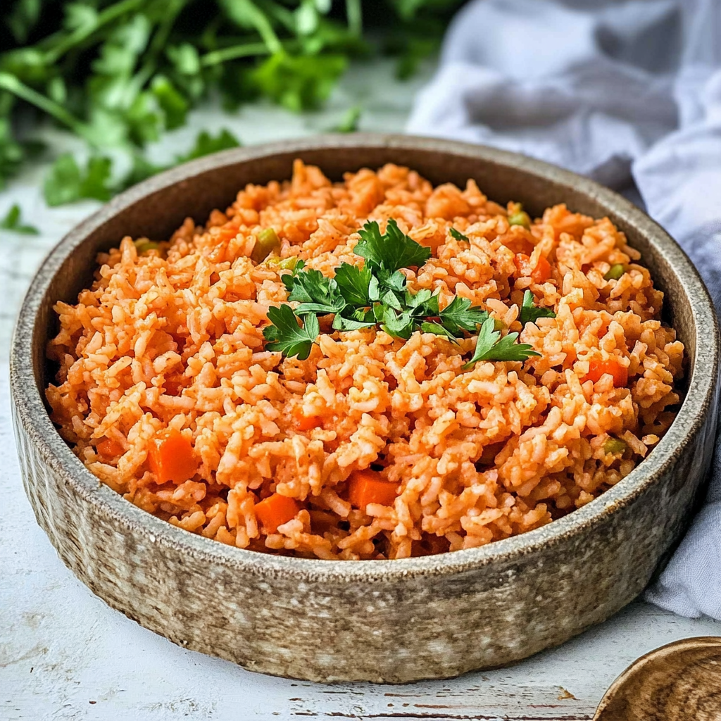 Recipe preparation for Spanish Rice