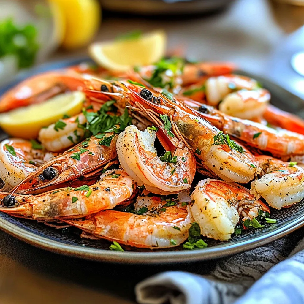 Recipe preparation for Juicy Shrimp Recipe