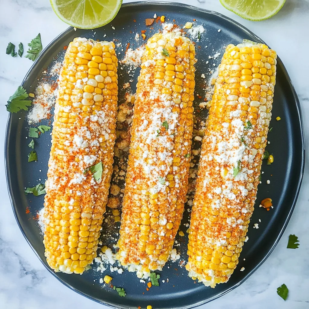 Recipe preparation for Homemade Mexican Street Corn