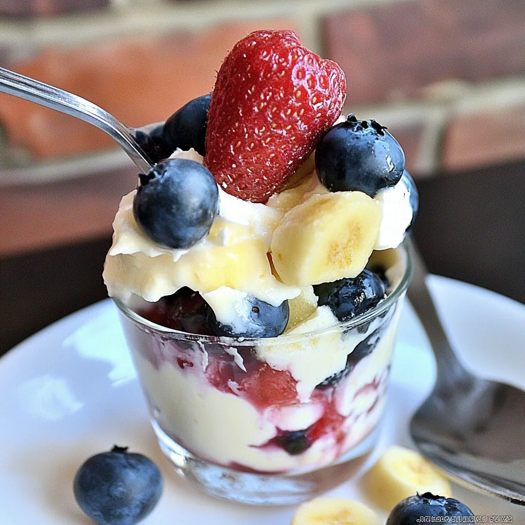 Recipe preparation for Mixed Berry Mini Trifles