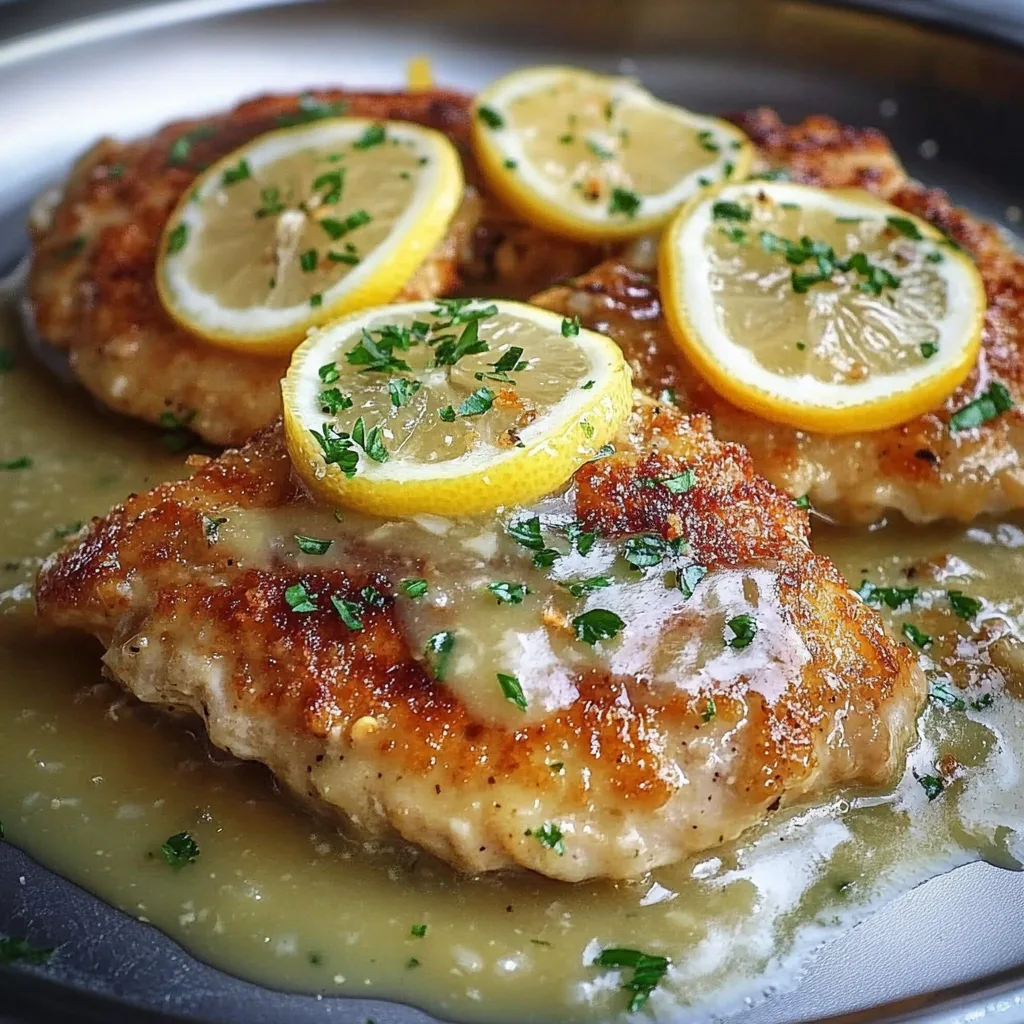Recipe preparation for Lemon Chicken Romano
