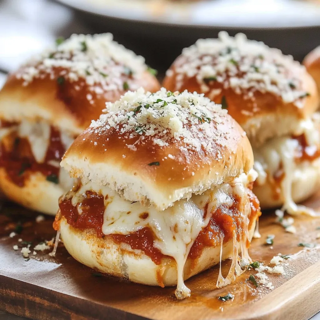 Recipe preparation for Pizza Sliders