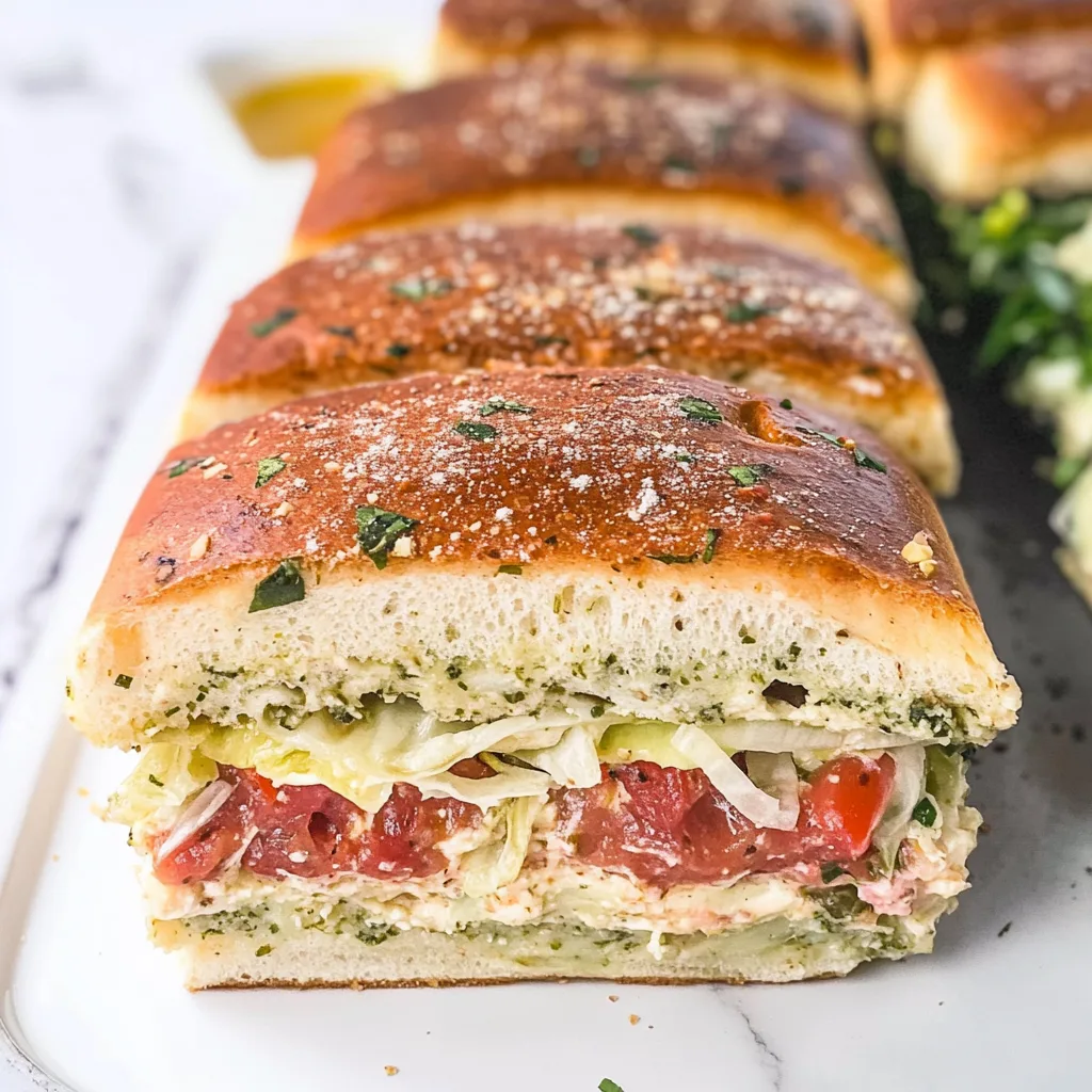 Recipe preparation for Grinder Sliders