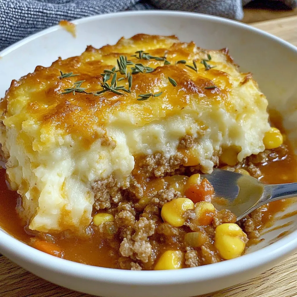 Recipe preparation for Quick & Easy Shepherd's Pie