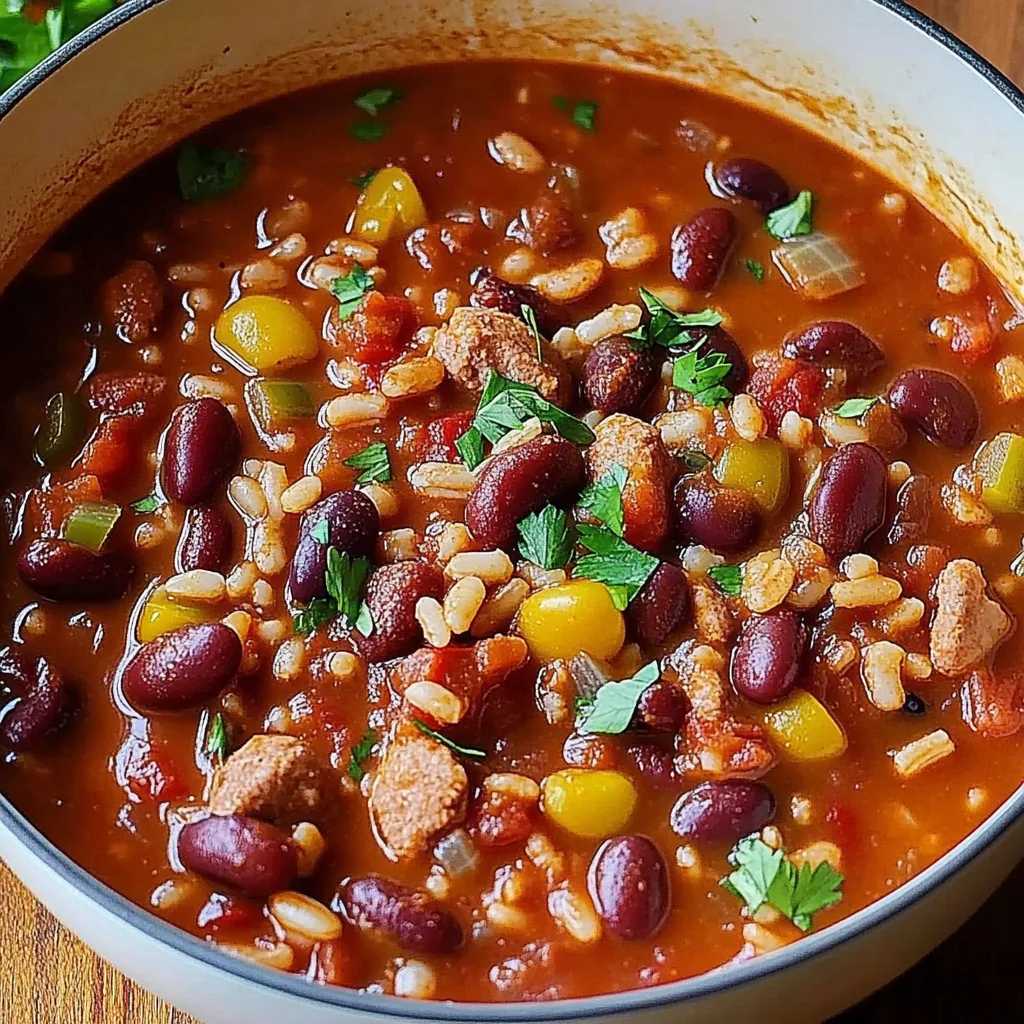 Recipe preparation for Red Beans And Rice