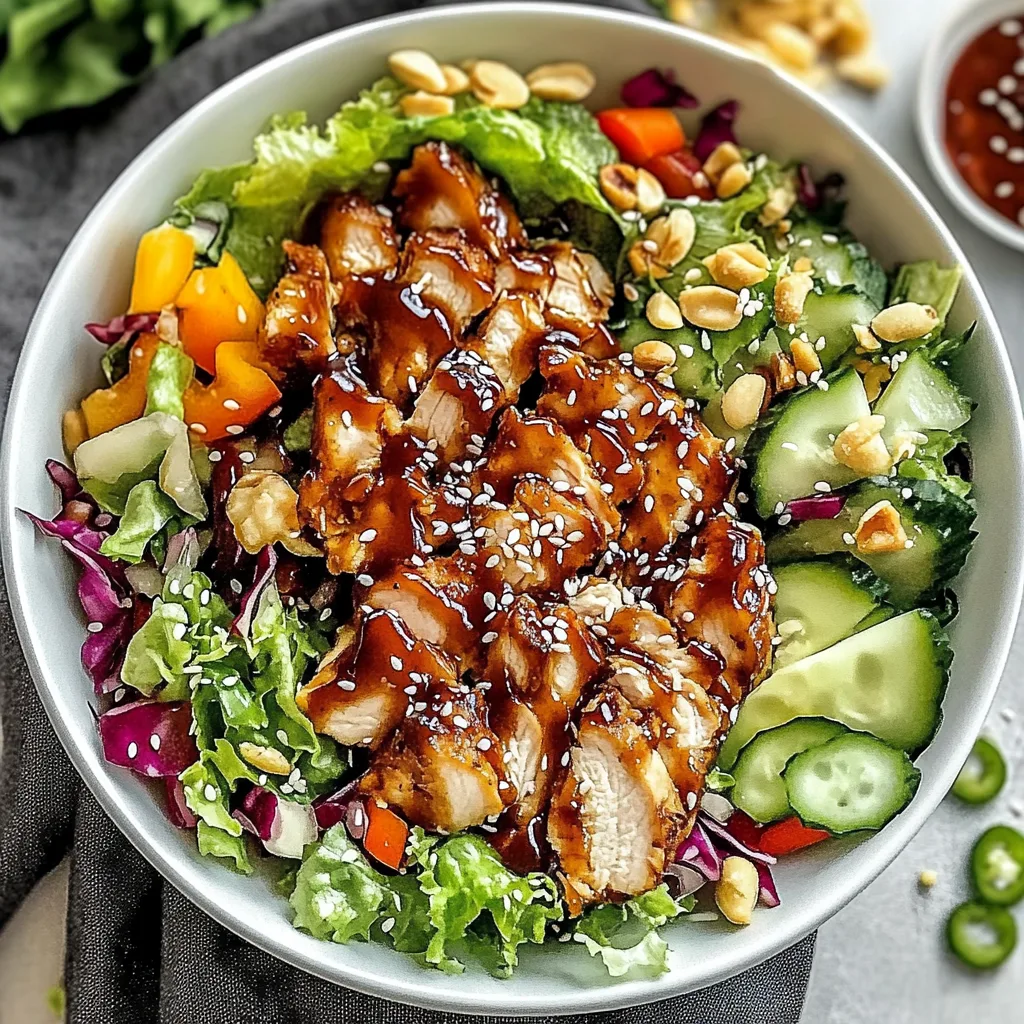Recipe preparation for Sesame Chicken Salad Recipe