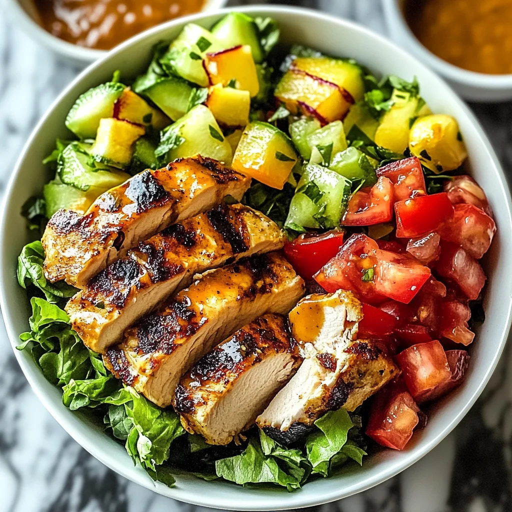 Recipe preparation for Honey Mustard Chicken Salad Recipe
