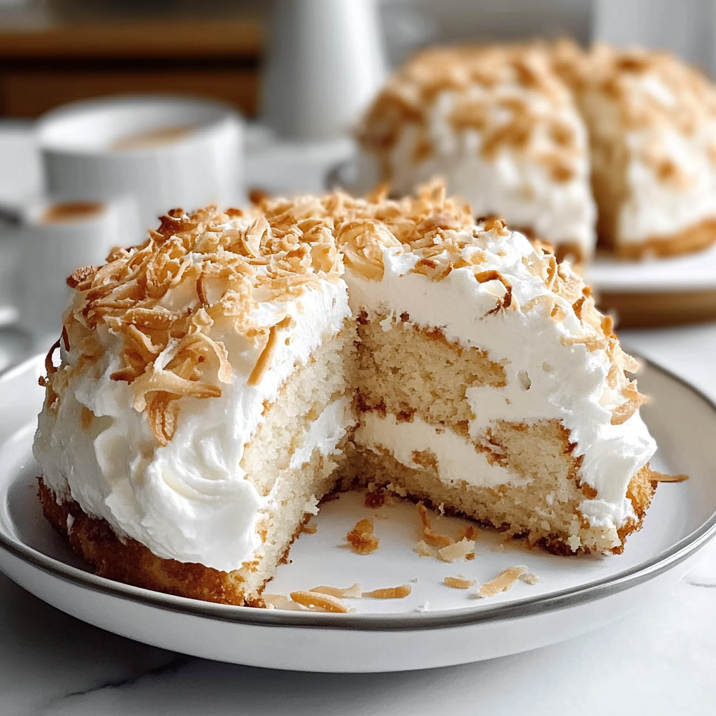 Recipe preparation for Coconut Cloud Bites