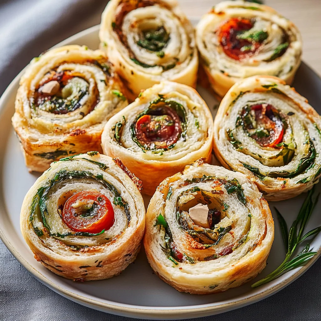 Mediterranean Pinwheels recipe - delicious and easy to make