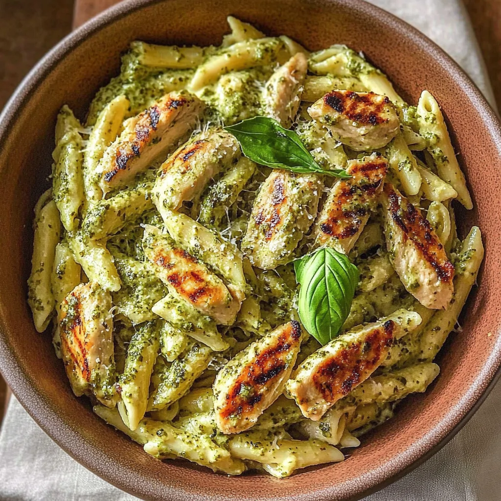 Pesto Chicken Pasta recipe - delicious and easy to make