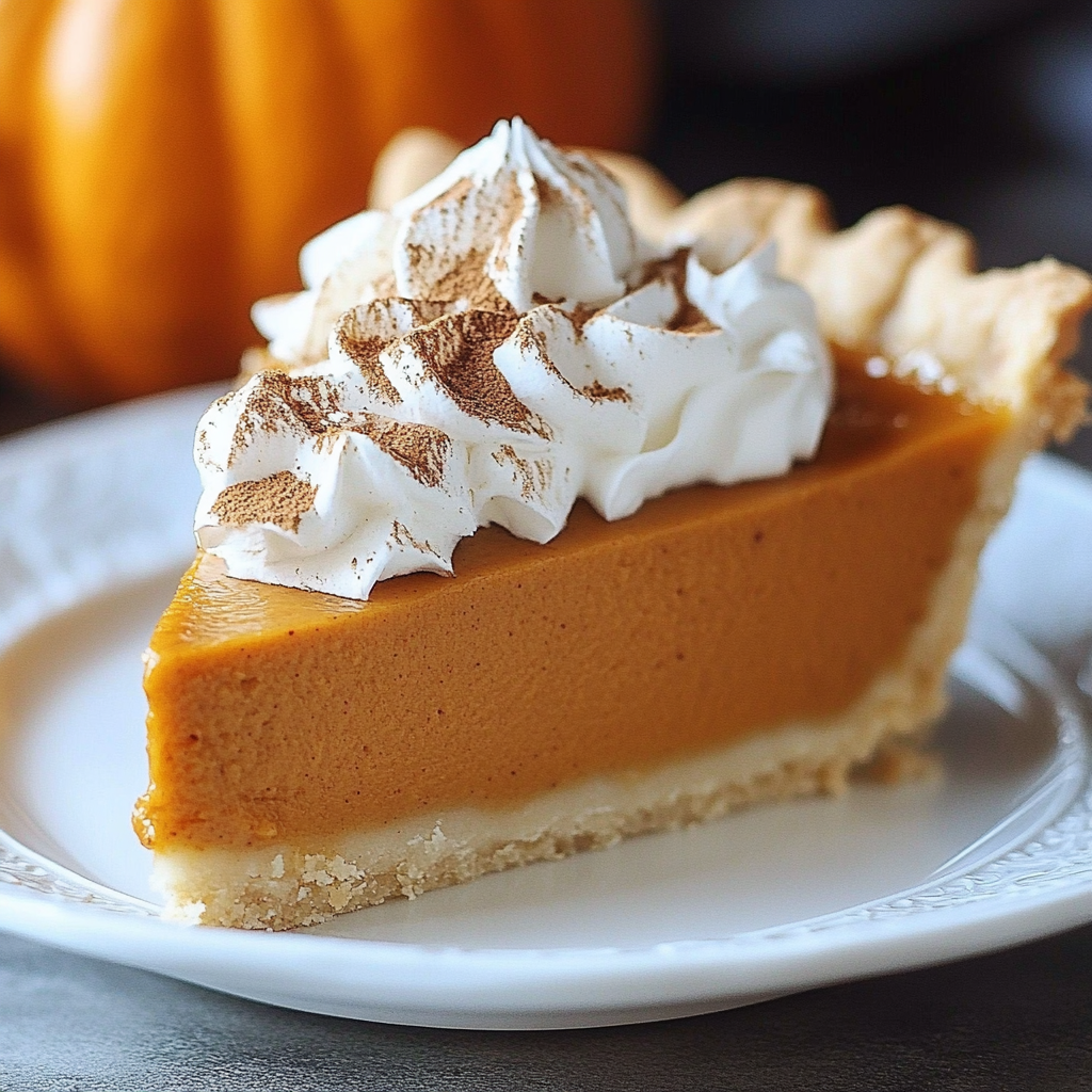 Recipe preparation for Pumpkin Pie