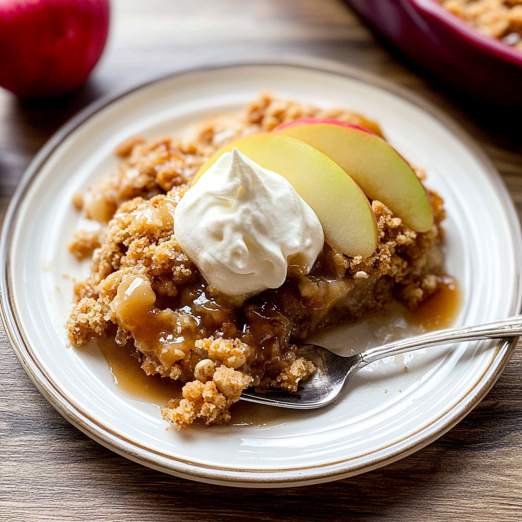 Recipe preparation for apple crisp