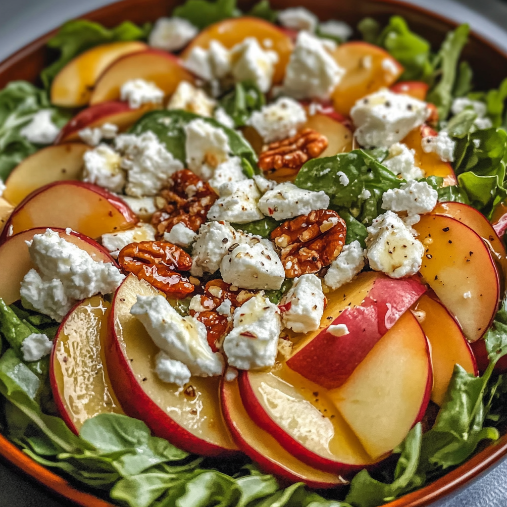 Recipe preparation for Autumn Harvest Honeycrisp Apple and Feta Salad