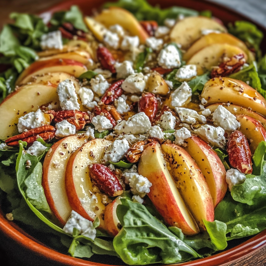 Autumn Harvest Honeycrisp Apple and Feta Salad recipe - delicious and easy to make