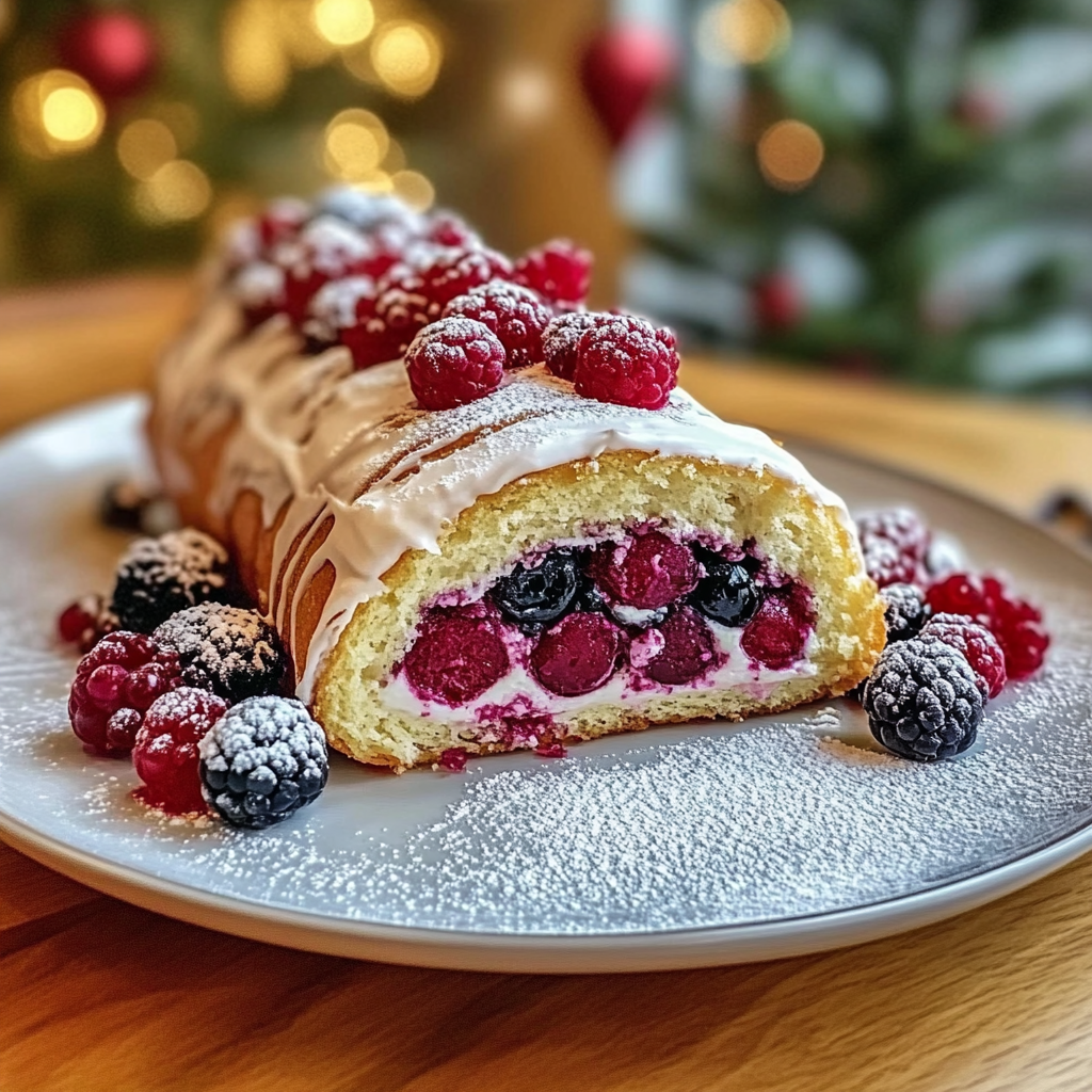 Berry Cream Swiss Roll recipe - delicious and easy to make