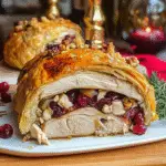Cranberry Hazelnut Turkey Wellington recipe - delicious and easy to make