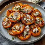 Honey Feta Sweet Potato Rounds recipe - delicious and easy to make
