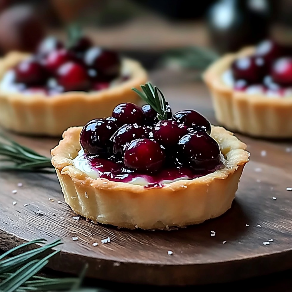 Mini Brie & Cranberry Tartlets recipe - delicious and easy to make