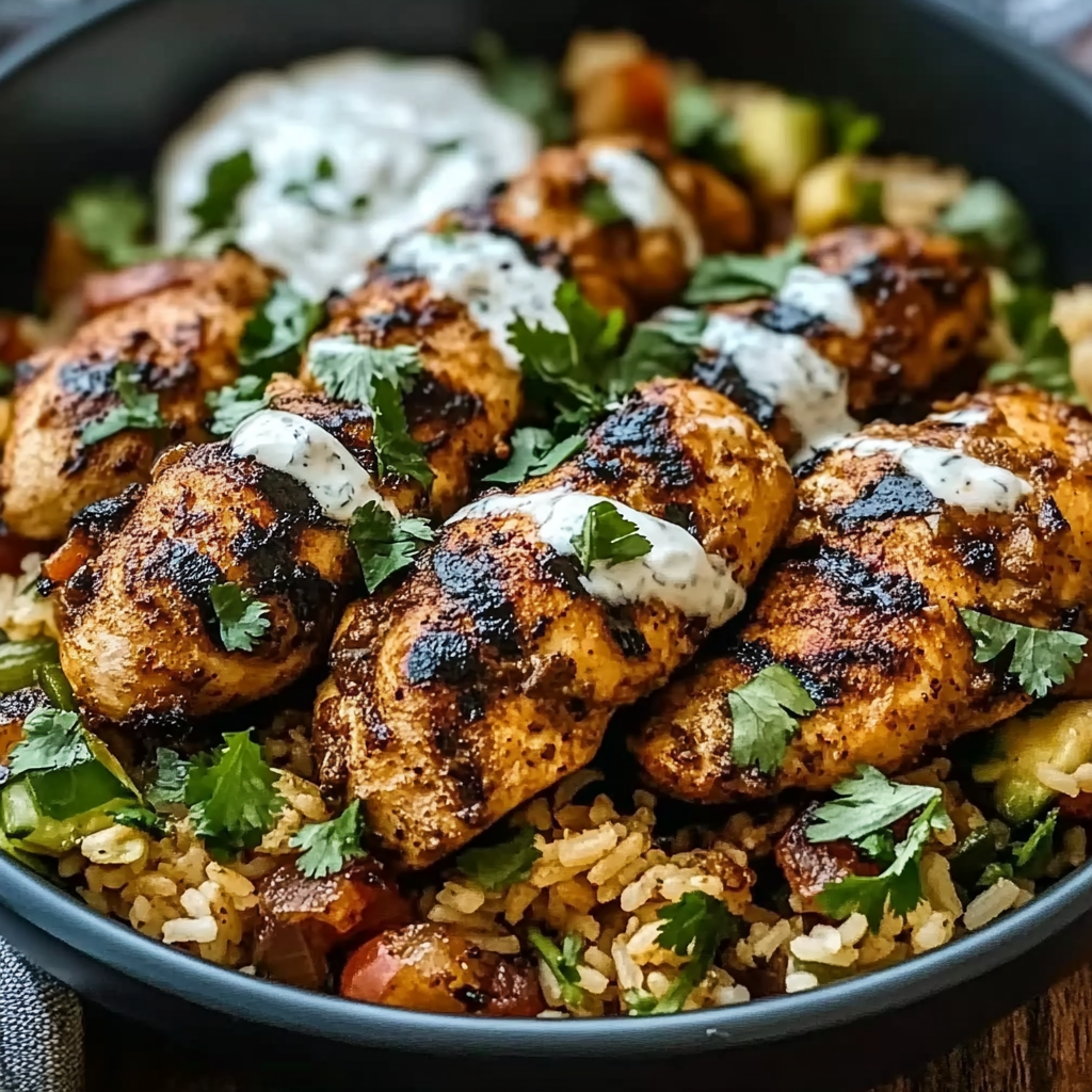 One Pot Shawarma Chicken And Rice recipe - delicious and easy to make