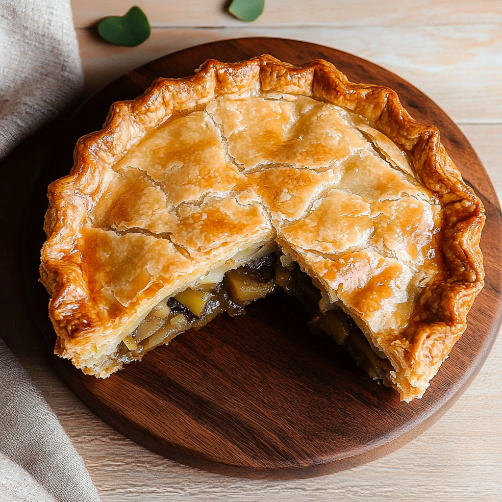 Pork Leek and Potato Pie recipe - delicious and easy to make