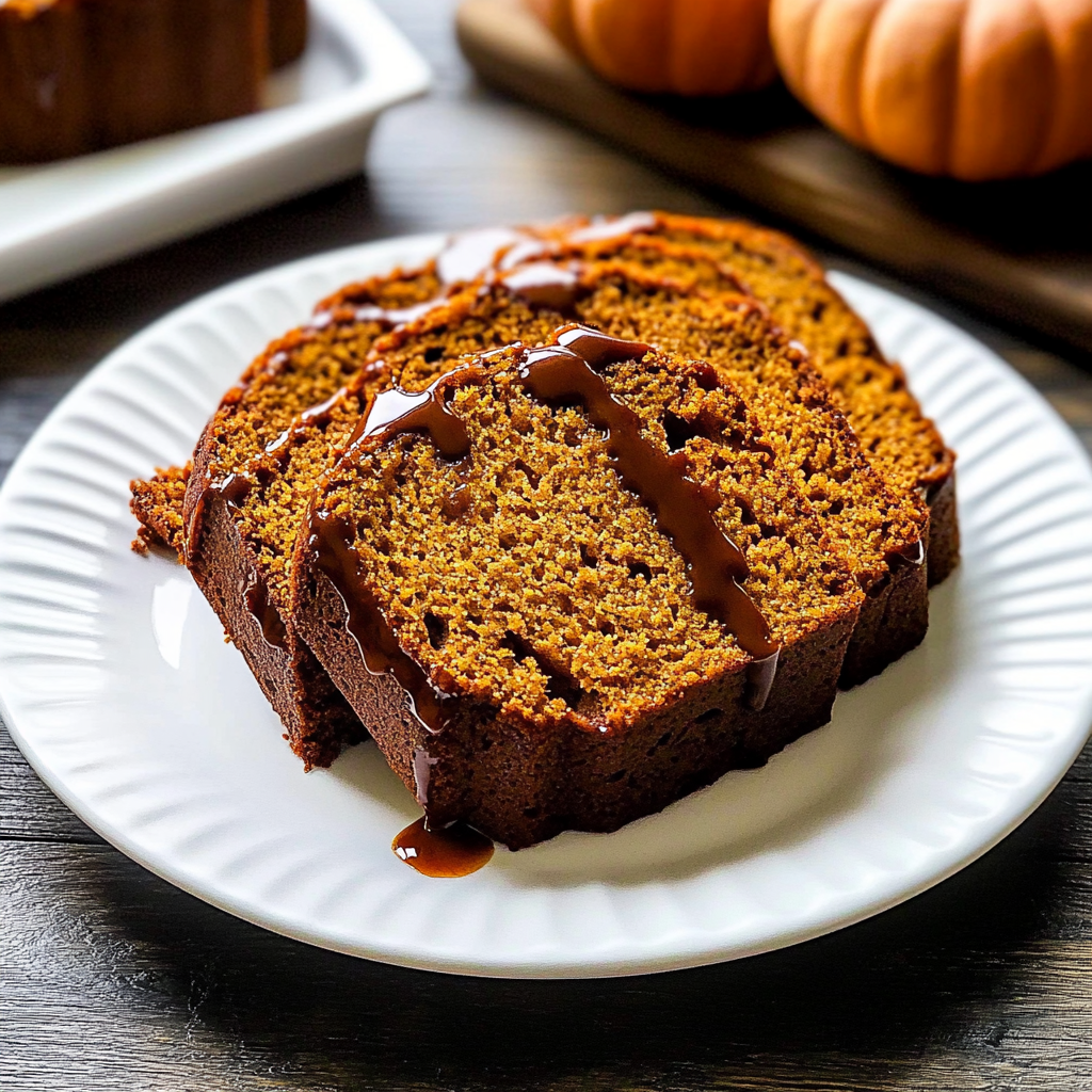 Recipe preparation for pumpkin bread