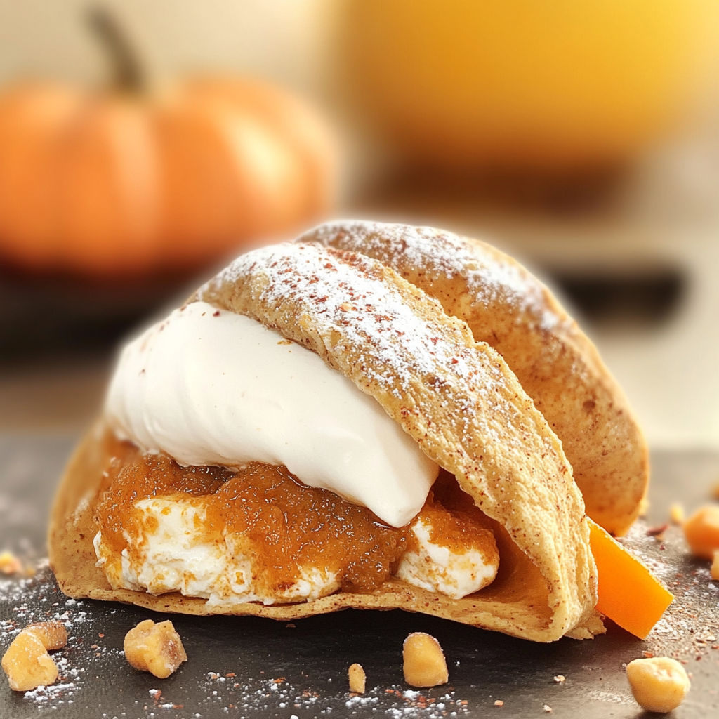 Pumpkin Pie Tacos recipe - delicious and easy to make