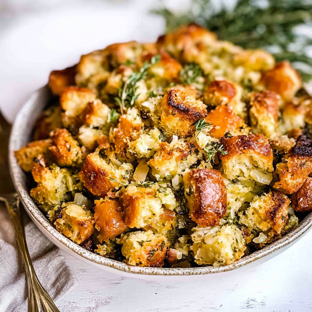 Recipe preparation for Stuffing Recipe Thanksgiving