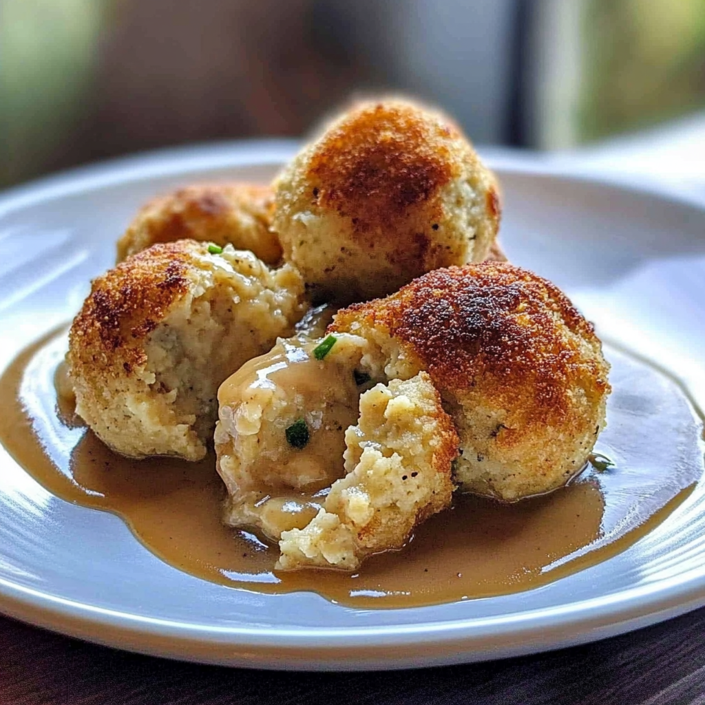 Recipe preparation for Turkey stuffing Balls