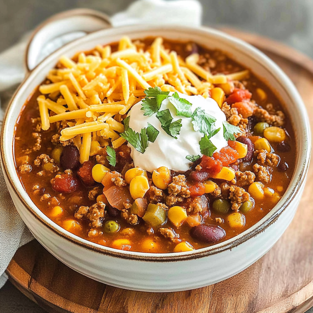 Recipe preparation for 20-Minute Stovetop Chili