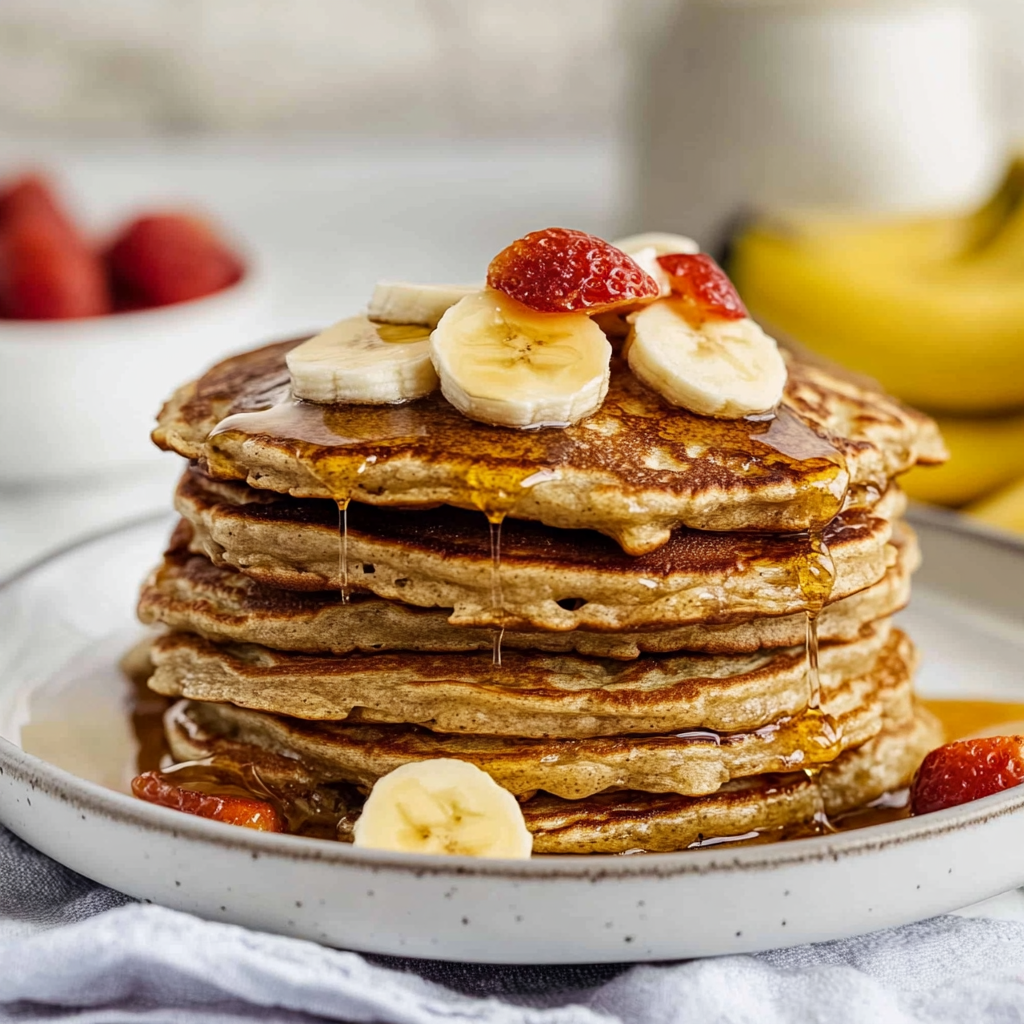 Recipe preparation for 3-Ingredient Banana Pancakes