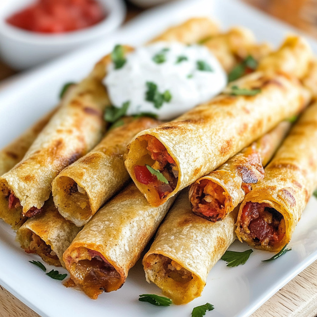 Air Fryer Taquitos Crispy recipe - delicious and easy to make