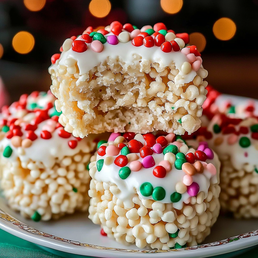 Christmas Rice Crispy Treats recipe - delicious and easy to make