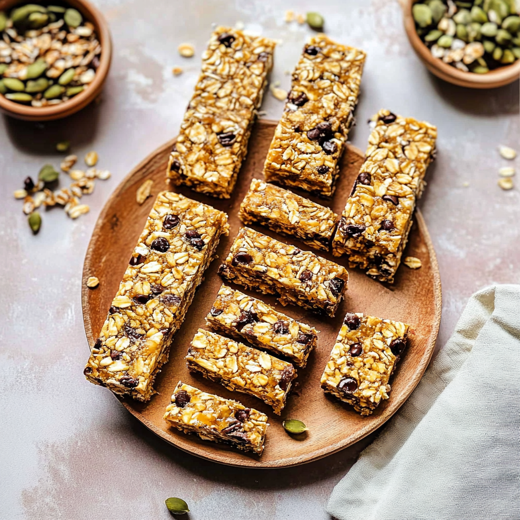Homemade Granola Bars No-Bake recipe - delicious and easy to make