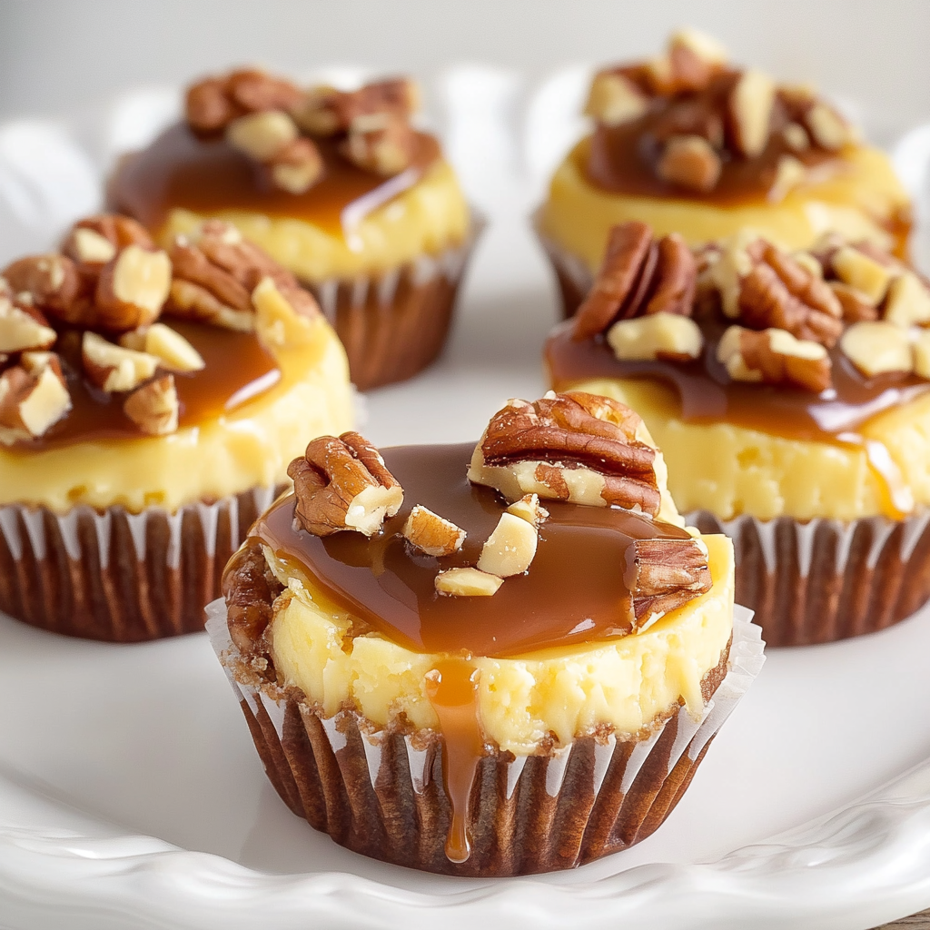 Mini Caramel Pecan Cheesecake Truffles recipe - delicious and easy to make