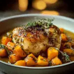 Roasted Chicken Leek Butternut recipe - delicious and easy to make