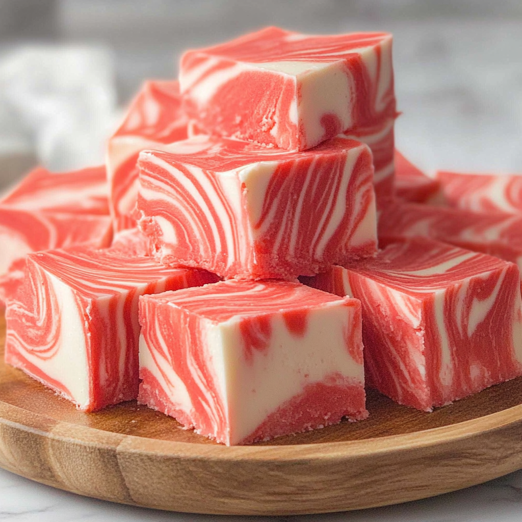 Strawberry Fudge Pink Swirl recipe - delicious and easy to make