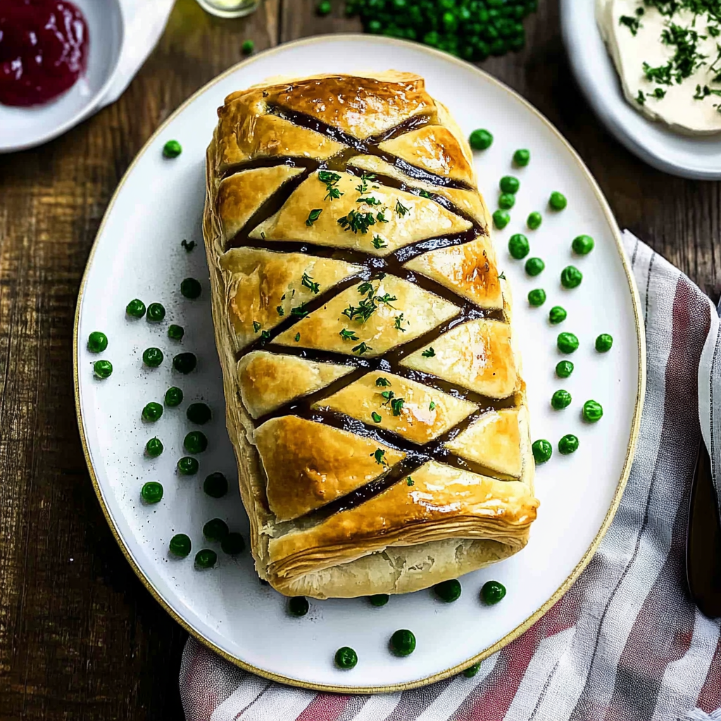Recipe preparation for The Ultimate Vegan Wellington